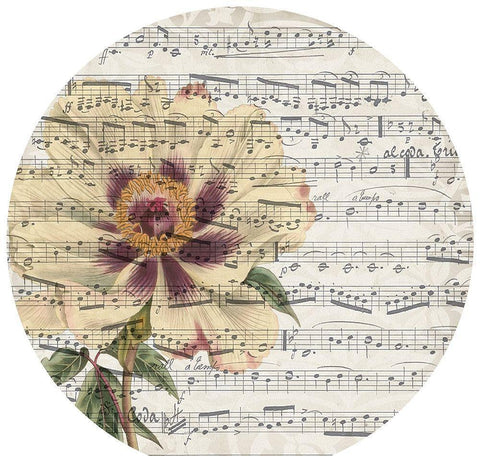 Musical Paris Collection G Black Ornate Wood Framed Art Print with Double Matting by Jennifer Goldberger