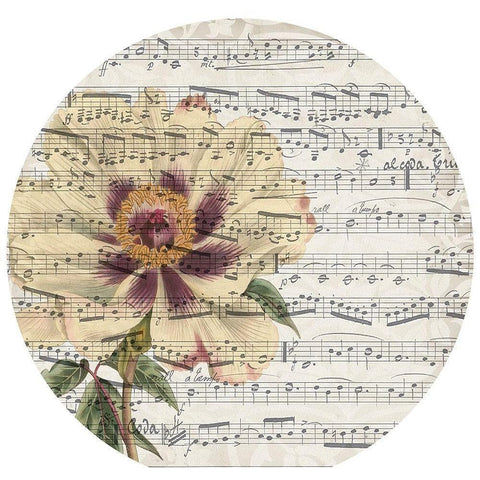 Musical Paris Collection G White Modern Wood Framed Art Print by Jennifer Goldberger