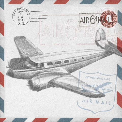 Aeronautic Collection D White Modern Wood Framed Art Print by Ethan Harper