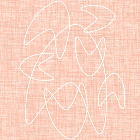 Retro Mod Collection E Black Modern Wood Framed Art Print with Double Matting by Ilosky, Pam