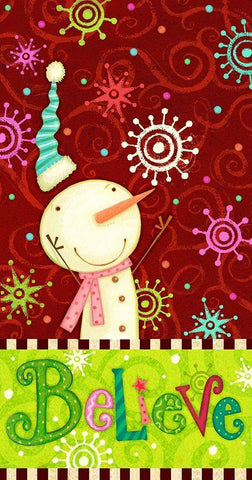 Bright Believe Collection B Black Ornate Wood Framed Art Print with Double Matting by Eisner, Viv