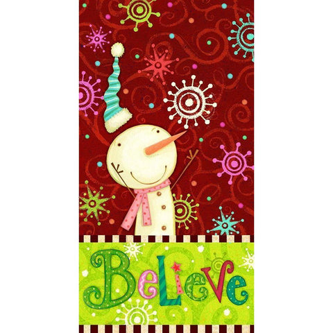 Bright Believe Collection B Black Modern Wood Framed Art Print by Eisner, Viv