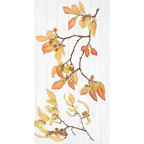 Sweet Foliage Collection B Gold Ornate Wood Framed Art Print with Double Matting by Miller, Dianne