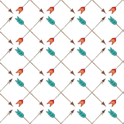 Woodland Warriors Collection F White Modern Wood Framed Art Print by Moore, Regina