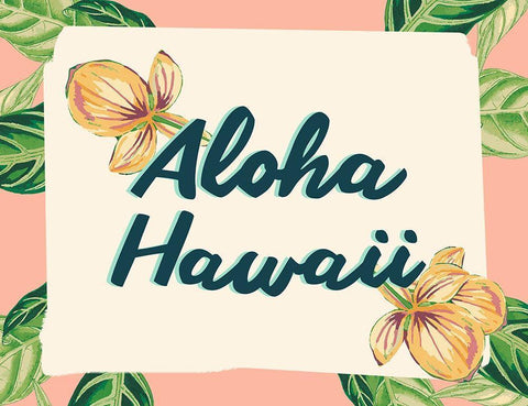 Tropical Getaway Collection A White Modern Wood Framed Art Print with Double Matting by Fagalde, Jarman