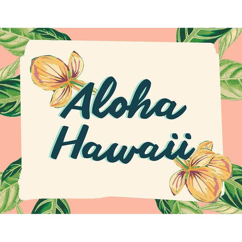 Tropical Getaway Collection A Black Modern Wood Framed Art Print with Double Matting by Fagalde, Jarman