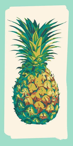 Tropical Getaway Collection B Black Ornate Wood Framed Art Print with Double Matting by Fagalde, Jarman