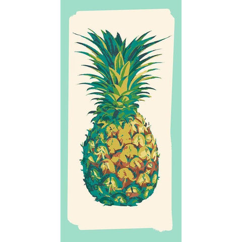 Tropical Getaway Collection B Black Modern Wood Framed Art Print with Double Matting by Fagalde, Jarman