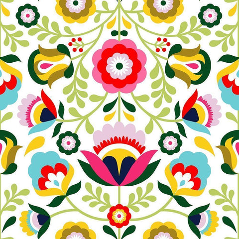 Cinco de Mayo Collection H Black Modern Wood Framed Art Print with Double Matting by Borges, Victoria