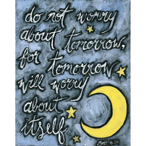 Moon White Modern Wood Framed Art Print by Seay, Anne