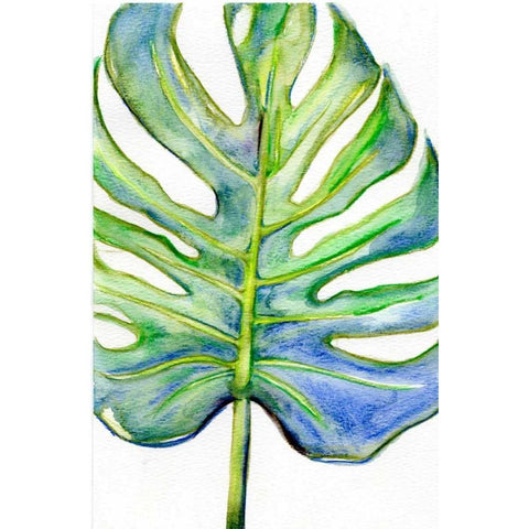 Tropical I Black Modern Wood Framed Art Print by Seay, Anne