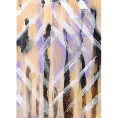 Abstract II Gold Ornate Wood Framed Art Print with Double Matting by Seay, Anne