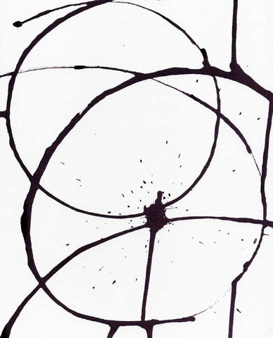 BandW I Black Ornate Wood Framed Art Print with Double Matting by Seay, Anne