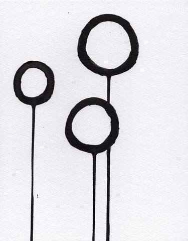 BandW III Black Ornate Wood Framed Art Print with Double Matting by Seay, Anne