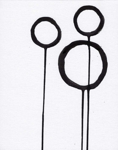 BandW IV Black Ornate Wood Framed Art Print with Double Matting by Seay, Anne