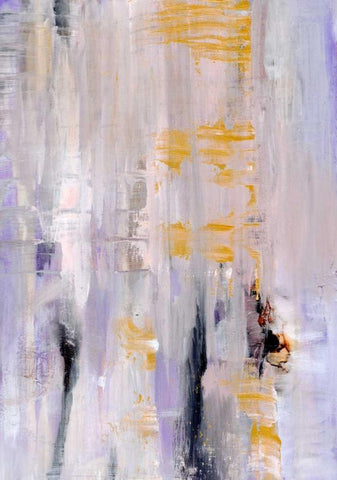 Abstract I Black Ornate Wood Framed Art Print with Double Matting by Seay, Anne