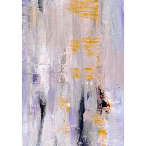 Abstract I Gold Ornate Wood Framed Art Print with Double Matting by Seay, Anne