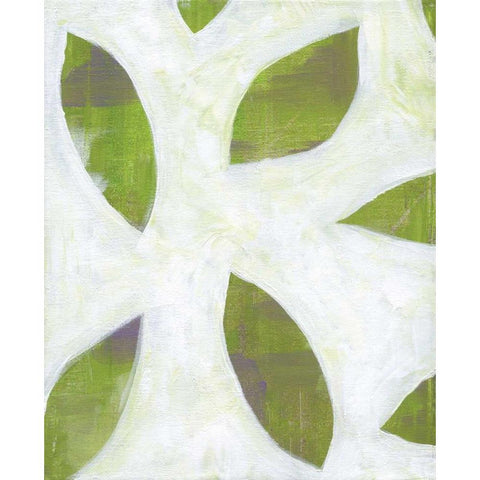 Patches I Black Modern Wood Framed Art Print with Double Matting by Seay, Anne