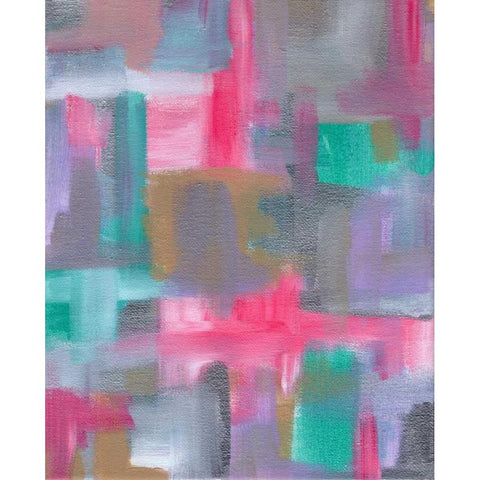 Abstract I Black Modern Wood Framed Art Print by Seay, Anne