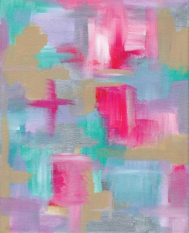 Abstract III Black Ornate Wood Framed Art Print with Double Matting by Seay, Anne