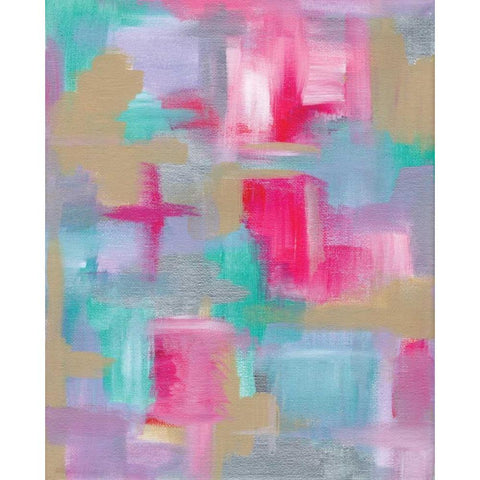 Abstract III Black Modern Wood Framed Art Print by Seay, Anne