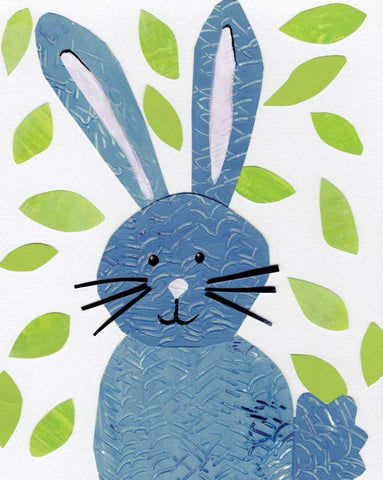 Critter Collage II Black Ornate Wood Framed Art Print with Double Matting by Seay, Anne