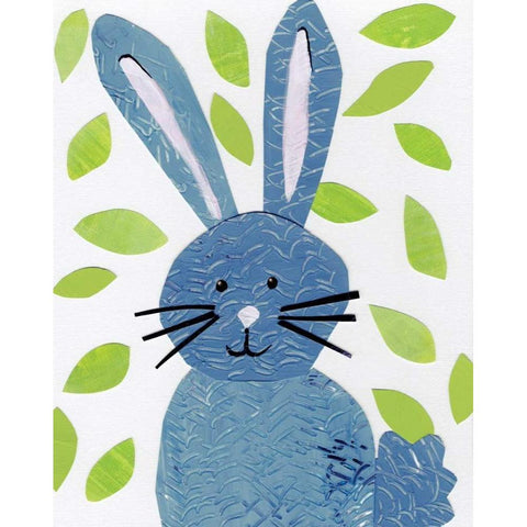 Critter Collage II Black Modern Wood Framed Art Print by Seay, Anne