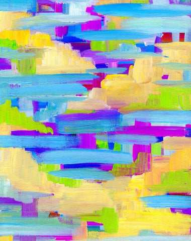 Marsh Sunset White Modern Wood Framed Art Print with Double Matting by Seay, Anne