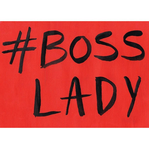 Boss Lady Gold Ornate Wood Framed Art Print with Double Matting by Seay, Anne