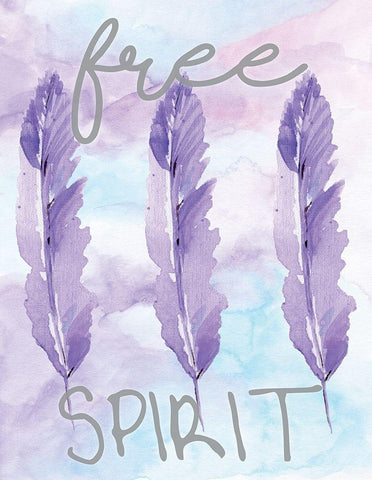Free Spirit Black Ornate Wood Framed Art Print with Double Matting by Seay, Anne