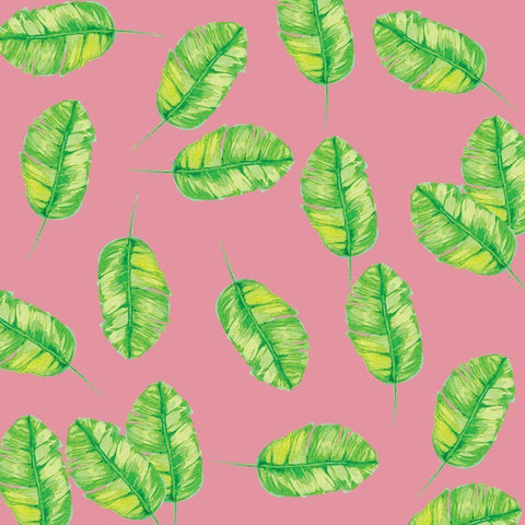 Tropical Pattern White Modern Wood Framed Art Print by Seay, Anne