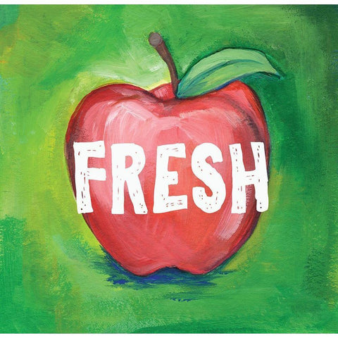 Fresh White Modern Wood Framed Art Print by Seay, Anne