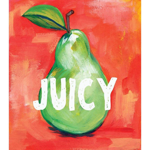 Juicy Black Modern Wood Framed Art Print with Double Matting by Seay, Anne