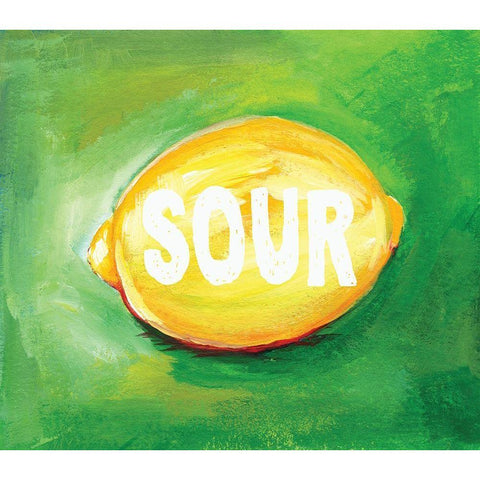 Sour White Modern Wood Framed Art Print by Seay, Anne