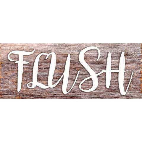 Flush White Modern Wood Framed Art Print by Seay, Anne