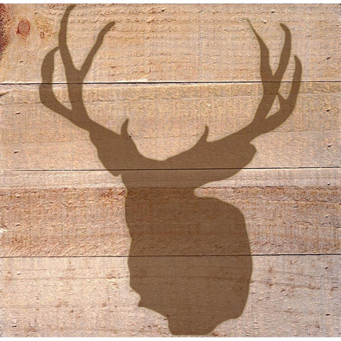 Deer I Gold Ornate Wood Framed Art Print with Double Matting by Seay, Anne