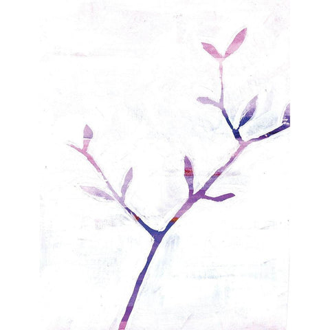 Leaf Trio Black Modern Wood Framed Art Print by Seay, Anne