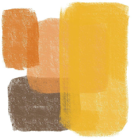 Mod Earth Black Modern Wood Framed Art Print with Double Matting by Seay, Anne