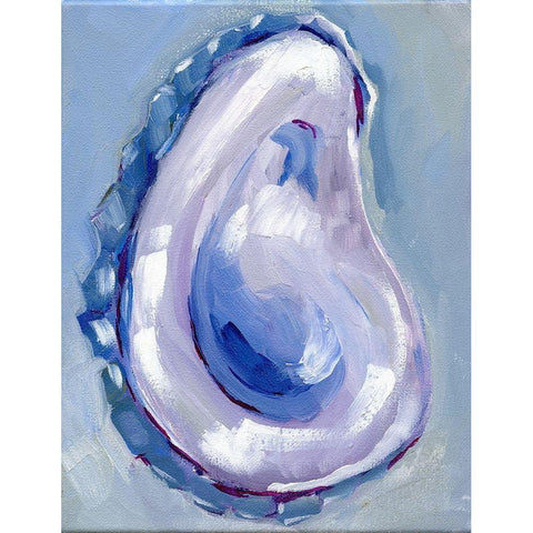 Oyster White Modern Wood Framed Art Print by Seay, Anne