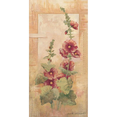 Floral II White Modern Wood Framed Art Print by Phillips, Anita