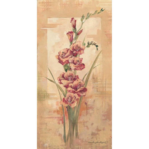 Floral III White Modern Wood Framed Art Print by Phillips, Anita