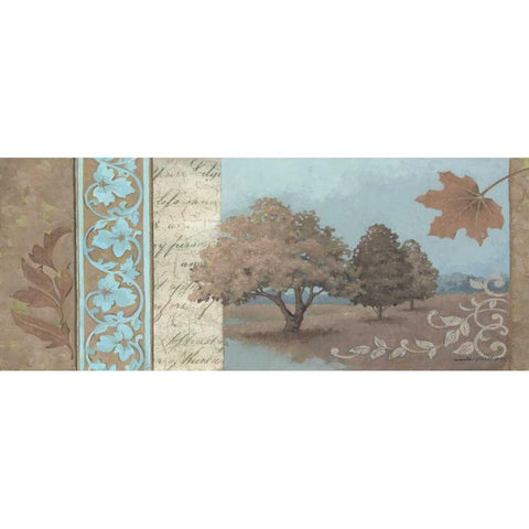 Fall Beauty Black Modern Wood Framed Art Print by Phillips, Anita