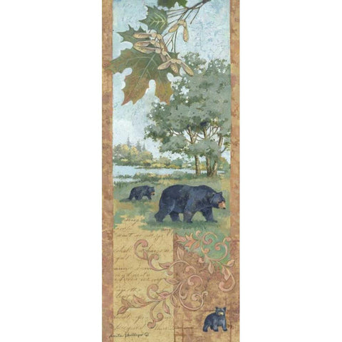 Homeward Bound Black Modern Wood Framed Art Print with Double Matting by Phillips, Anita