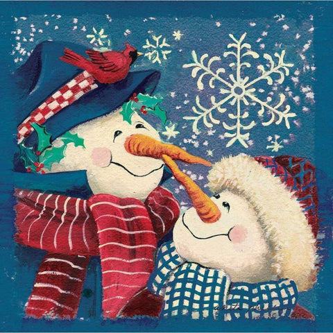 Nose to Nose Black Modern Wood Framed Art Print with Double Matting by Phillips, Anita