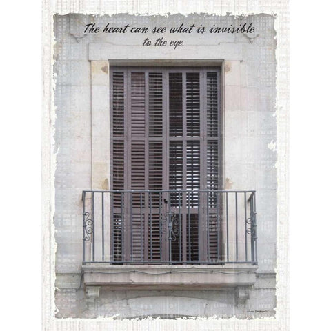 Windows of the World I Gold Ornate Wood Framed Art Print with Double Matting by Phillips, Anita