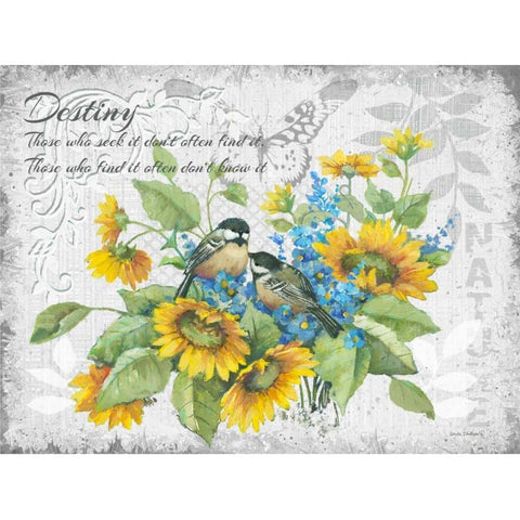 Destiny White Modern Wood Framed Art Print by Phillips, Anita