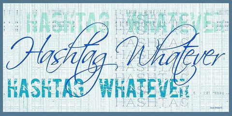Whatever II Black Ornate Wood Framed Art Print with Double Matting by Phillips, Anita