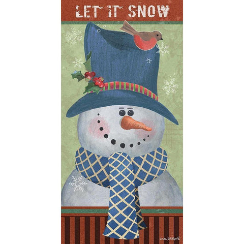 Celebrate the Season Gold Ornate Wood Framed Art Print with Double Matting by Phillips, Anita