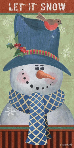 Celebrate the Season Black Ornate Wood Framed Art Print with Double Matting by Phillips, Anita