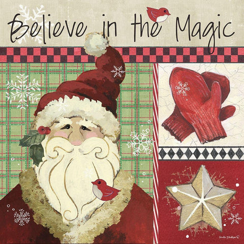 Believe White Modern Wood Framed Art Print with Double Matting by Phillips, Anita